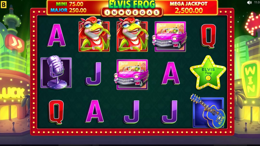 Elvis Frog in Vegas