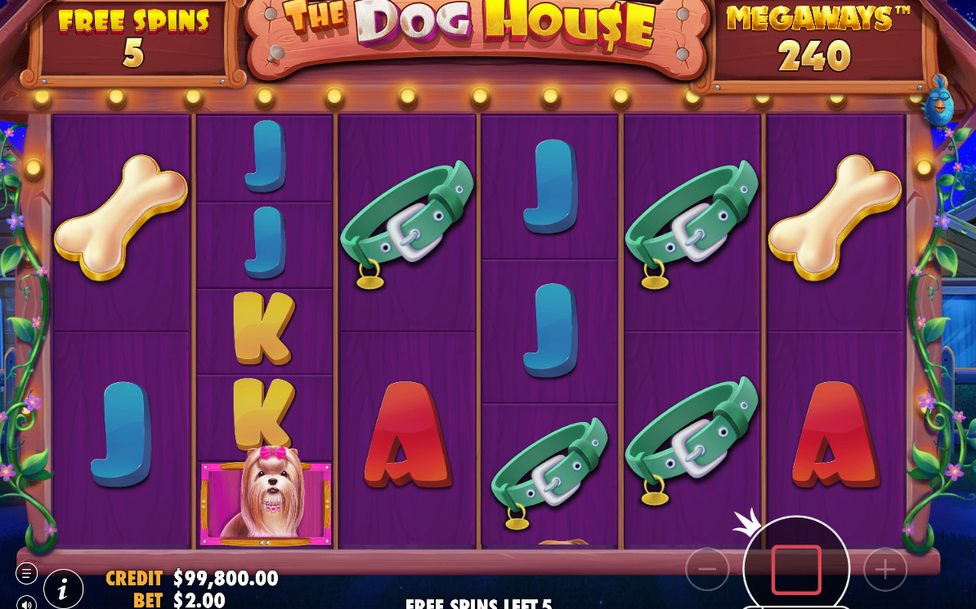 Free spins screen with sticky wilds and their multipliers